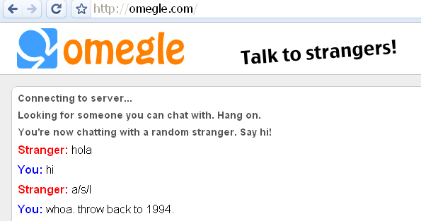 Omegle – Talk to Strangers!